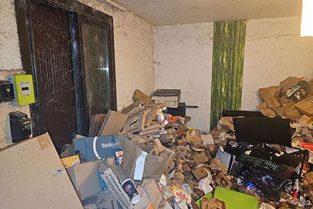 nettoyage après un syndrome de Diogène